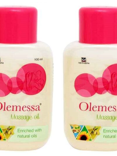 Olemessa Massage Oil with Olive Oil, Sunflower Oil & Vitamin E